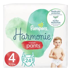 Pampers Harmonie Pants vel. 4 9–15 kg dětské plenkové kalhotky 24 ks