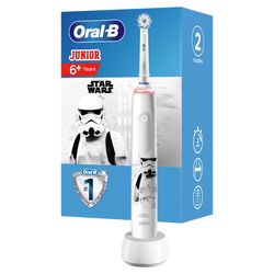 Oral-B Junior Pro 3 Star Wars White dětský elektrický zubní kartáček