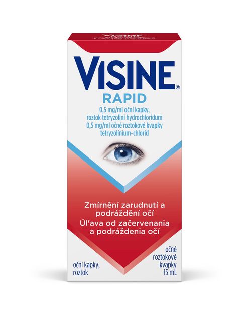 Visine Rapid 0,5 mg/ml oční kapky 15 ml