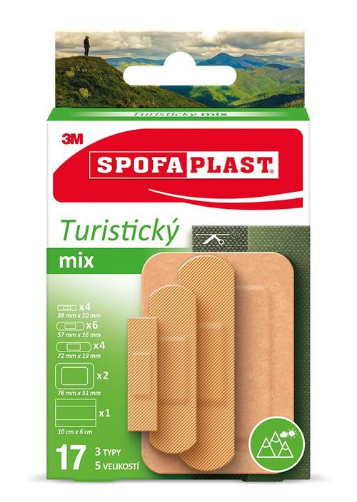 3M Spofaplast 604 Turistický mix 17 ks