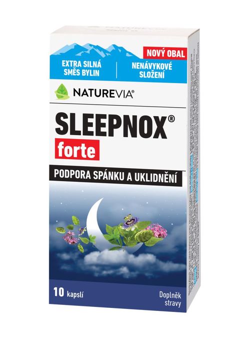 Swiss NatureVia Sleepnox forte 10 kapslí