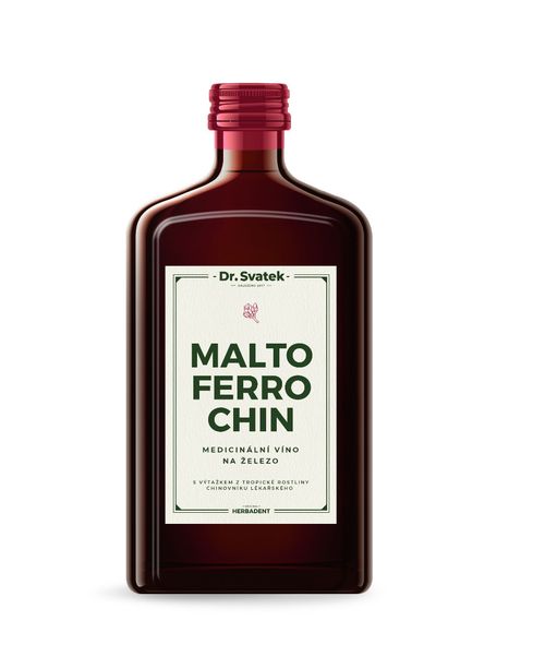 Dr. Svatek MALTOFERROCHIN sladové víno se železem 500 ml