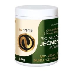 Nupreme Mladý ječmen Premium BIO 100 g