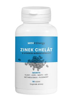 MOVIt Energy Zinek Chelát 15 mg 90 tablet