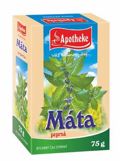 Apotheke Máta peprná list sypaný čaj 75 g