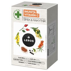 Leros Imunita vitamín C Šípek & Rakytník 20x2 g
