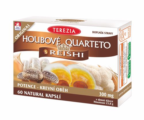 Terezia Houbové Quarteto s reishi 60 kapslí