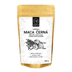 NATU Maca černá BIO prášek 200 g