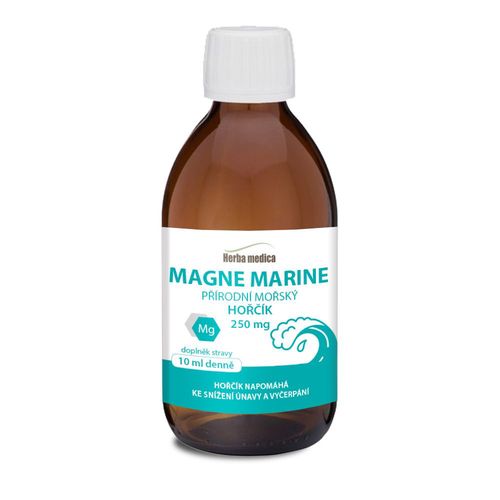 Herbamedica Magne Marine přírodní mořský hořčík 250 ml