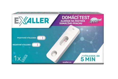 ExAller Domácí test alergie na roztoče domácího prachu 1 ks