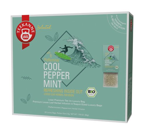 Teekanne Cool Peppermint Luxury Bags BIO 20x2,5 g