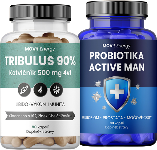 Mužská vitalita (Probiotika, Tribulus)