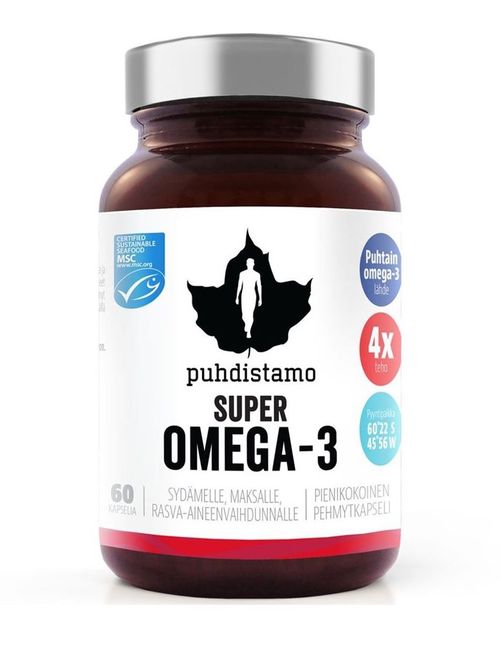 Puhdistamo Super Omega 3 60 kapslí