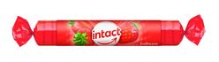 Intact Hroznový cukr s vitaminem C jahoda rolička 40 g