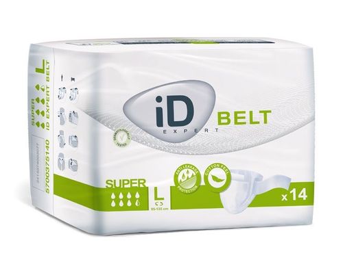 iD Belt Large Super plenkové kalhotky s upínacím pásem 14 ks