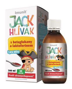 Imunit Jack Hlívák Sirup s betaglukany a laktoferinem 300 ml