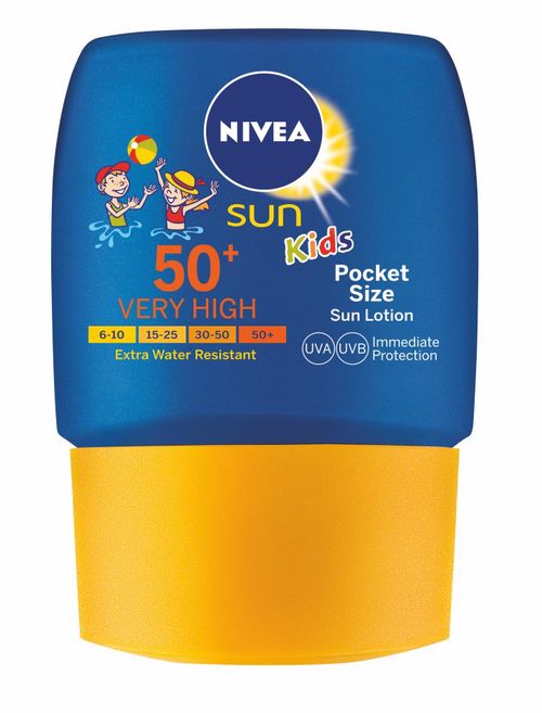 Nivea SUN Dětské mléko na opalování OF50 kapesní 50 ml