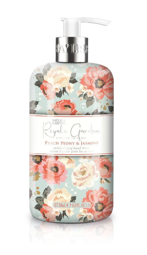 Baylis & Harding Tekuté mýdlo na ruce Peach Peony & Jasmine 500 ml