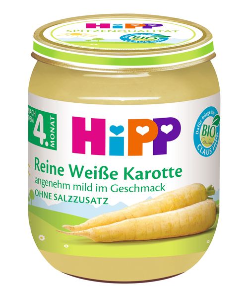 HiPP ZELENINA BIO Bílá mrkev 125g