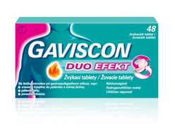 Gaviscon Duo Efect 48 žvýkacích tablet