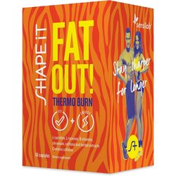 Fat Out! Thermo Burn kapsle - pro efektivní spalování tuků a rychlejší metabolismus. Obsahuje 60 kapslí na 20 dní. Sensilab