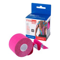 FIXAtape SPORT Standart 5 cm x 5 m kineziologická páska 1 ks růžová