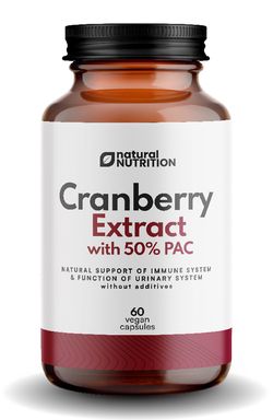 Cranberry extrakt v 50% obsahem PAC, kapsle