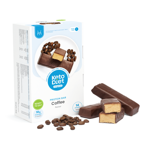 Proteinové tyčinky – příchuť káva (14 ks – 7 porcí)