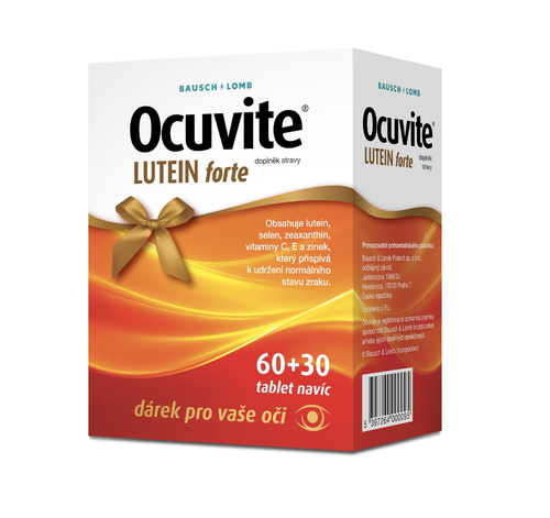 Ocuvite LUTEIN forte dárkové balení 60+30 tablet