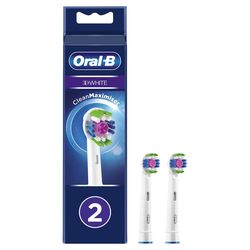 Oral-B EB 18-2 3D White náhradní hlavice s technologií CleanMaximiser 2 ks