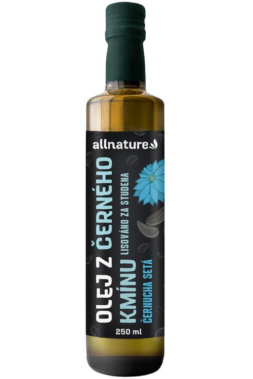 Allnature Olej z černého kmínu BIO 250 ml