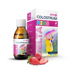 DELTA Colostrum Kids jahoda 125 ml