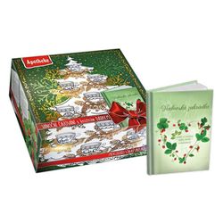 Apotheke Kolekce prémiových čajů vánoční 90x2 g + herbář