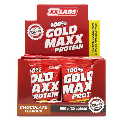 Xxlabs 100% gold maxx protein čokoláda sáčky 20x30 g