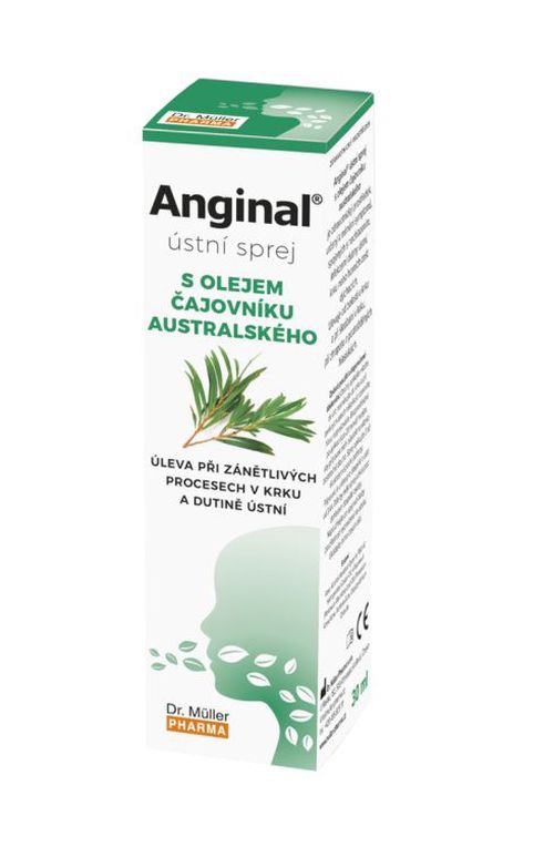Anginal Ústní sprej s olejem čajovníku australského 30 ml