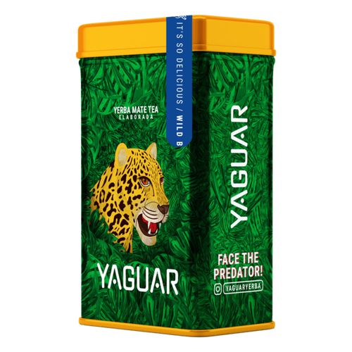 Yaguar Yaquar - Wild Berries 0,5 kg + plechová dóza Yerbera