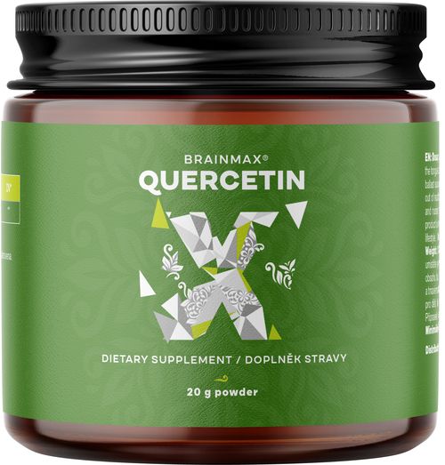 BrainMax Quercetin powder, kvercetin prášek, 20 g