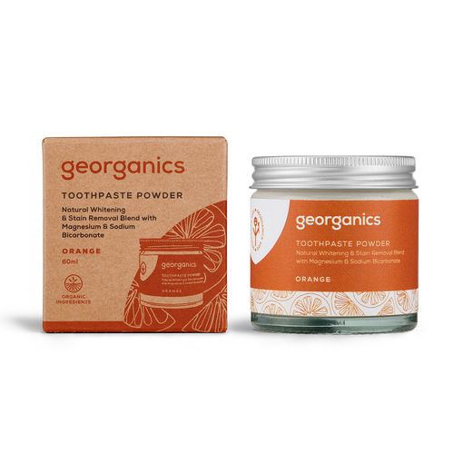 Georganics Pomeranč zubní prášek 60 ml