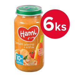 Hami Zahradní zelenina s krůtou 10m+ 6x250 g