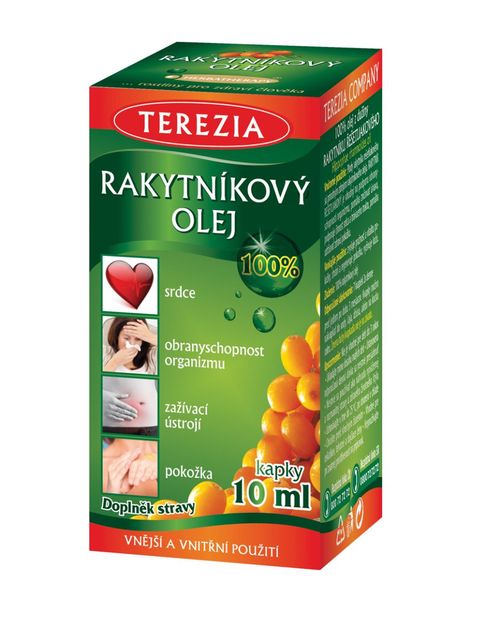 Terezia Rakytníkový olej 100% kapky 10 ml