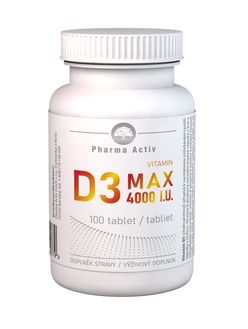 Pharma Activ Vitamin D3 MAX 4000 I.U. 100 tablet