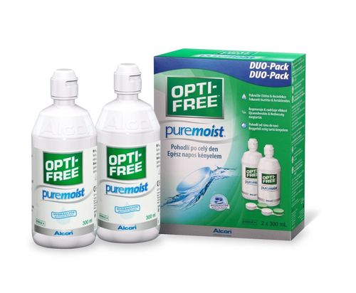 Opti free PureMoist roztok na kontaktní čočky 2x300 ml