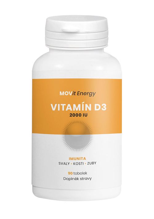 MOVIt Energy Vitamin D3 2000 I.U. 90 tobolek