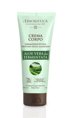 Erboristica Tělový krém s fermentovanou aloe vera 200 ml