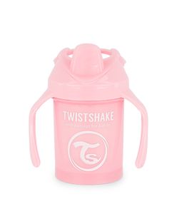 Twistshake Hrnek netekoucí učící 230 ml růžový