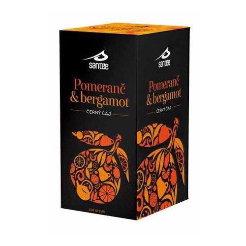 Santée Černý čaj pomeranč & bergamot porcovaný čaj 20x1,75 g