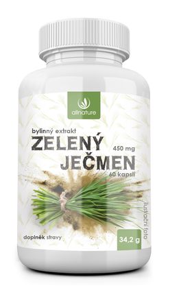 Allnature Zelený ječmen bylinný extrakt 60 kapslí