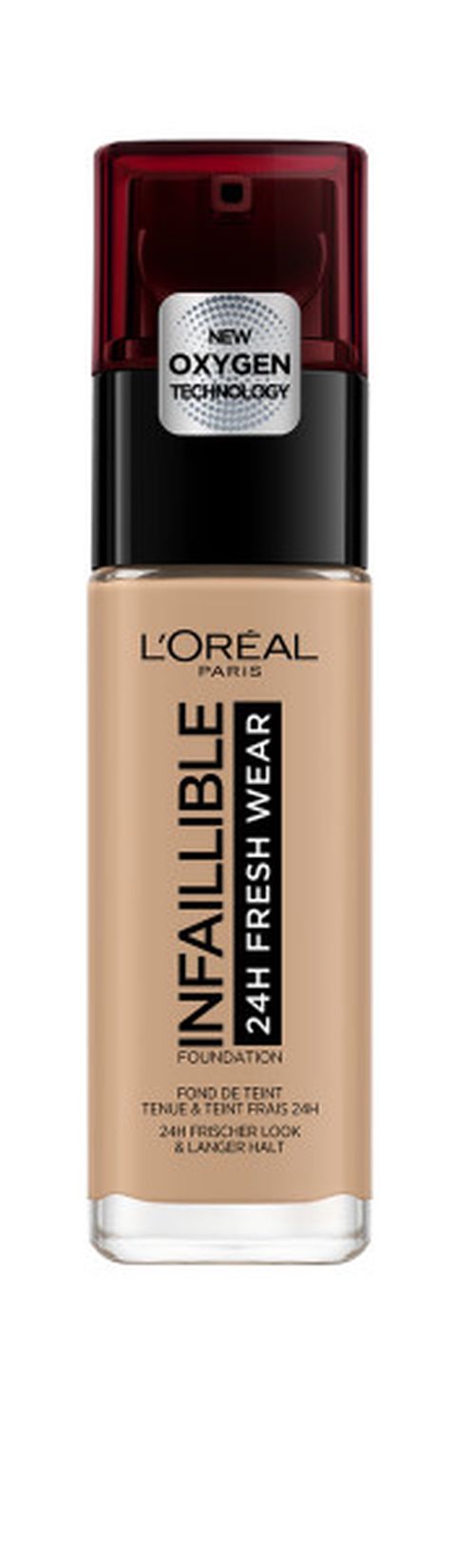 Loréal Paris Infaillible 24H Fresh Wear odstín 220 Sable Sand tekutý make-up 30 ml