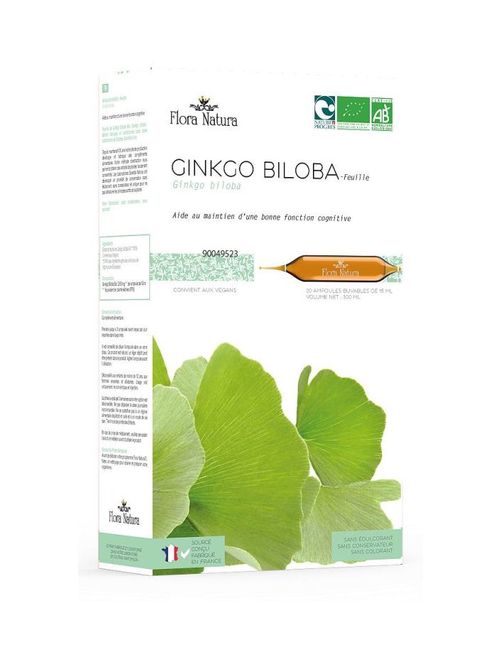 Flora Natura Ginkgo biloba BIO 20x15 ml