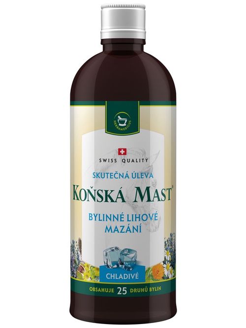 Koňská mast Bylinné lihové mazání chladivé 400ml